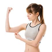 young-slim-woman-showing-biceps-isolated young slim woman showing biceps isolated New Red Laser Machine in Stockton, CA | The Weight Loss Center